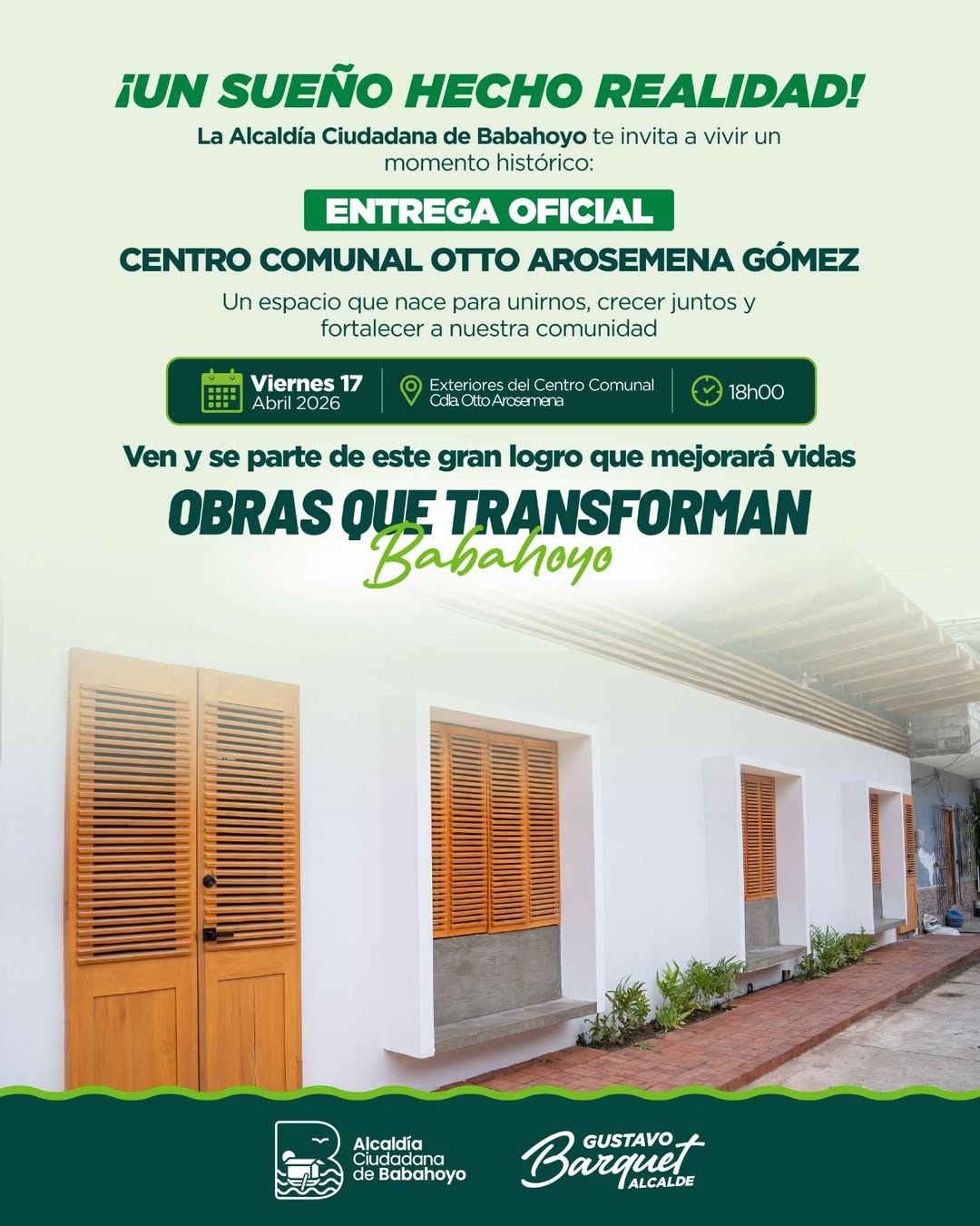 Anuncio Ciudadela Otto Arosemena Gómez